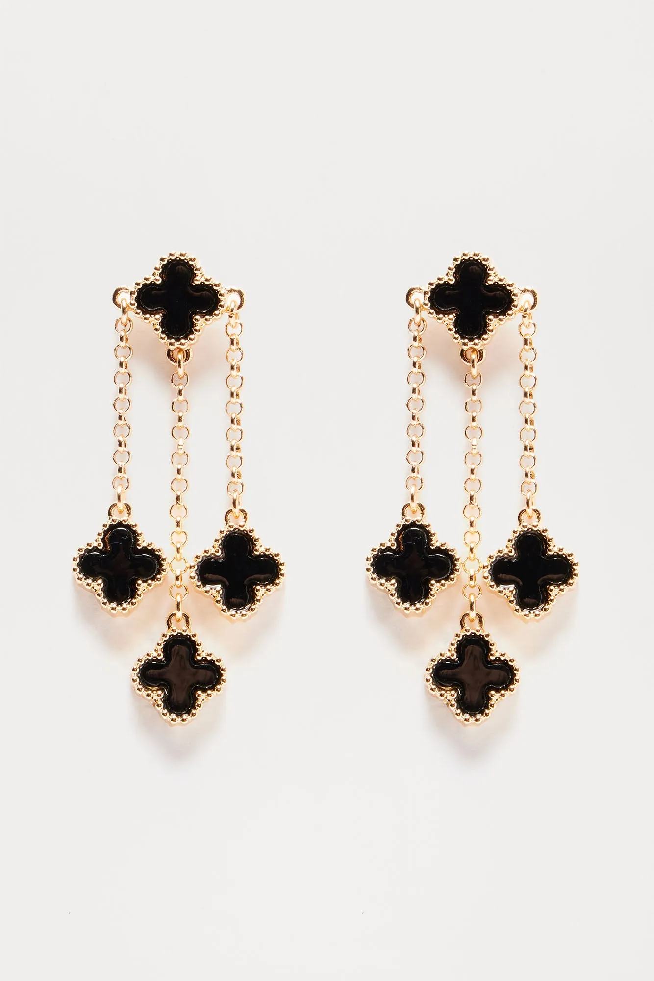 Luck Of The Irish Earrings - Black sold by Fashion Nova product image thumbnail 3