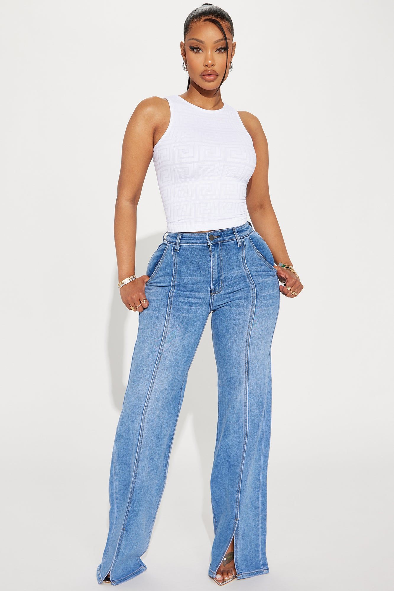 It's My Turn Tank Top - White sold by Fashion Nova product image thumbnail 2