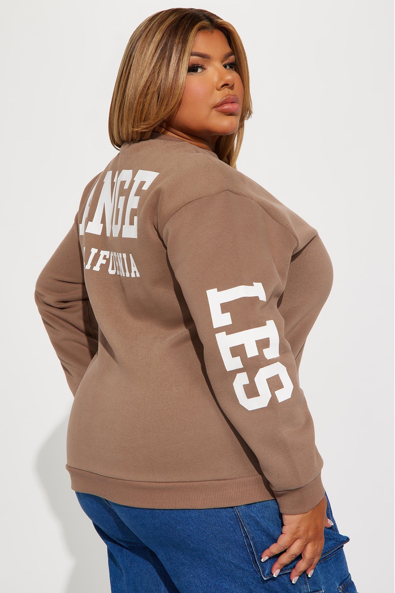 Los Angeles City Sweatshirt - Mocha sold by Fashion Nova product image thumbnail 7