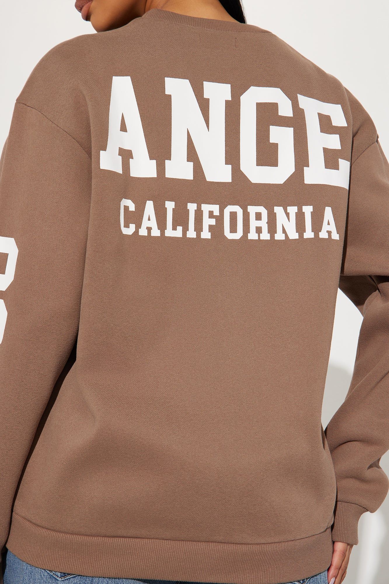Los Angeles City Sweatshirt - Mocha sold by Fashion Nova product image thumbnail 4