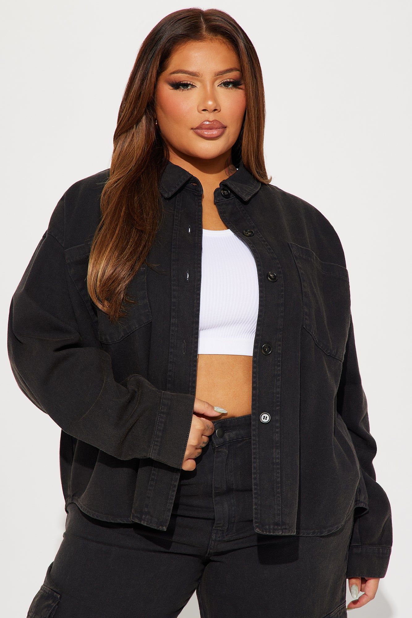 Hot Demand Denim Set - Black sold by Fashion Nova product image thumbnail 5