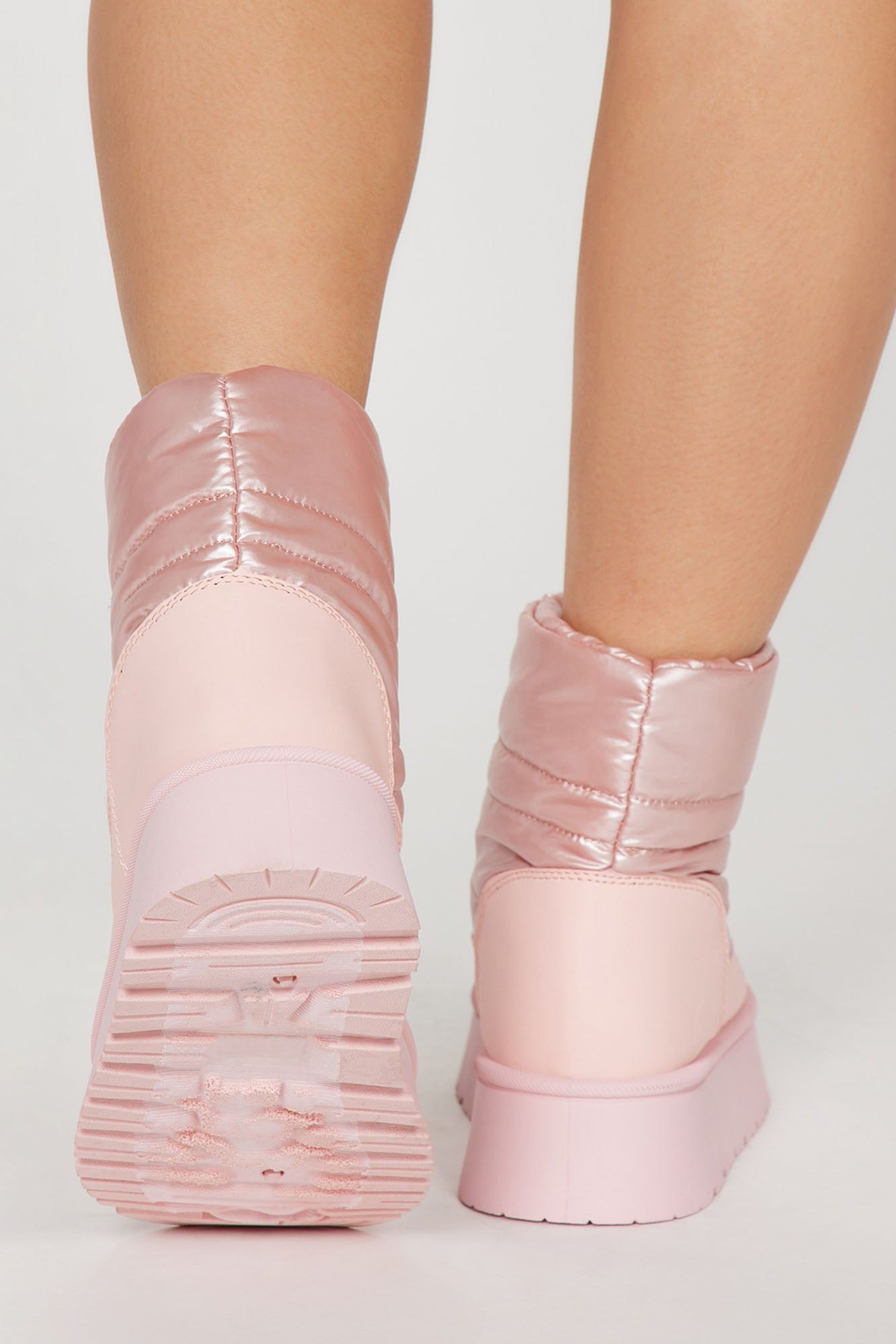 First Snow Fall Booties - Pink sold by Fashion Nova product image thumbnail 4