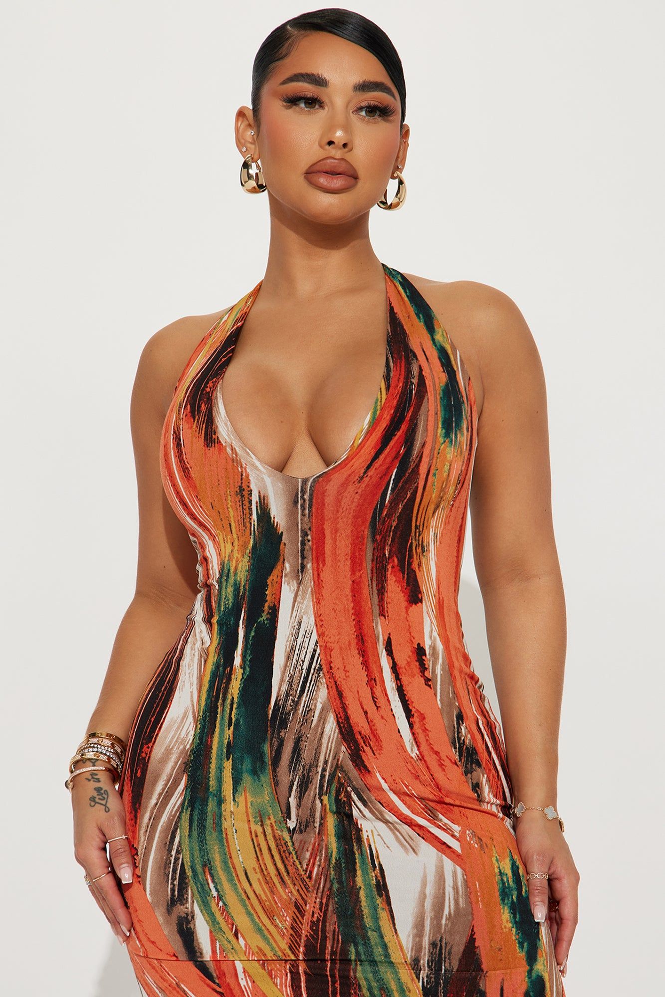 Jess Midi Dress - Multi Color sold by Fashion Nova product image thumbnail 2