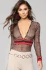 Tres Trendy Bodysuit - Brown sold by Fashion Nova