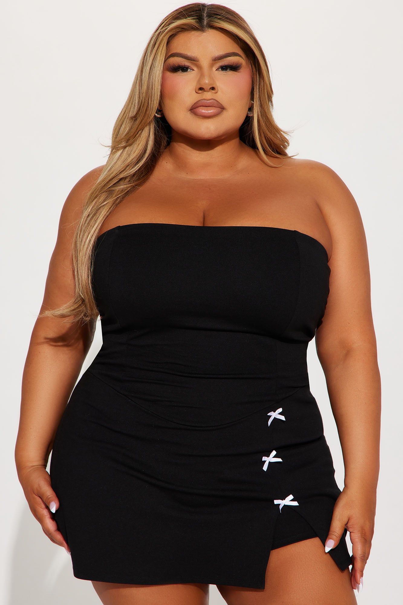 Talk It Over Romper - Black sold by Fashion Nova product image thumbnail 5