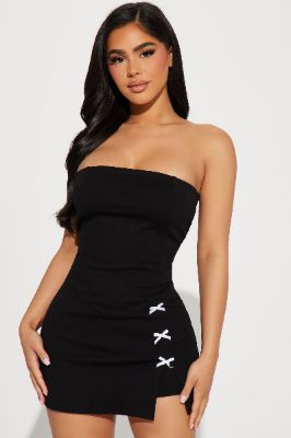 Talk It Over Romper - Black sold by Fashion Nova