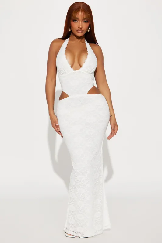 Fiorella Lace Maxi Dress - White sold by Fashion Nova