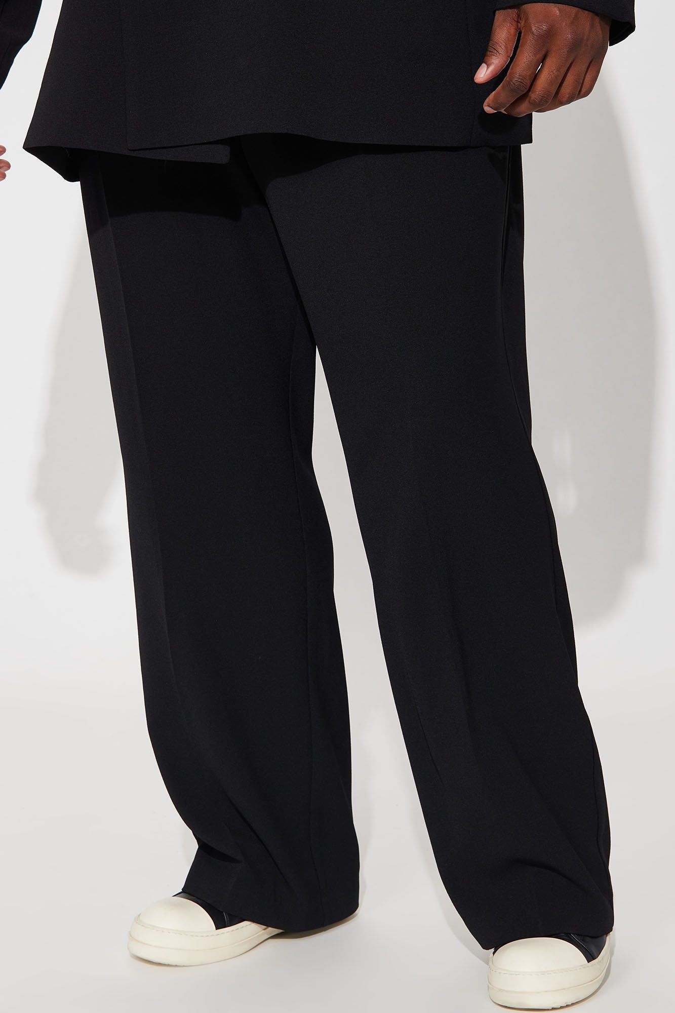 Golden Hour Pleated Loose Trousers - Black sold by Fashion Nova product image thumbnail 2