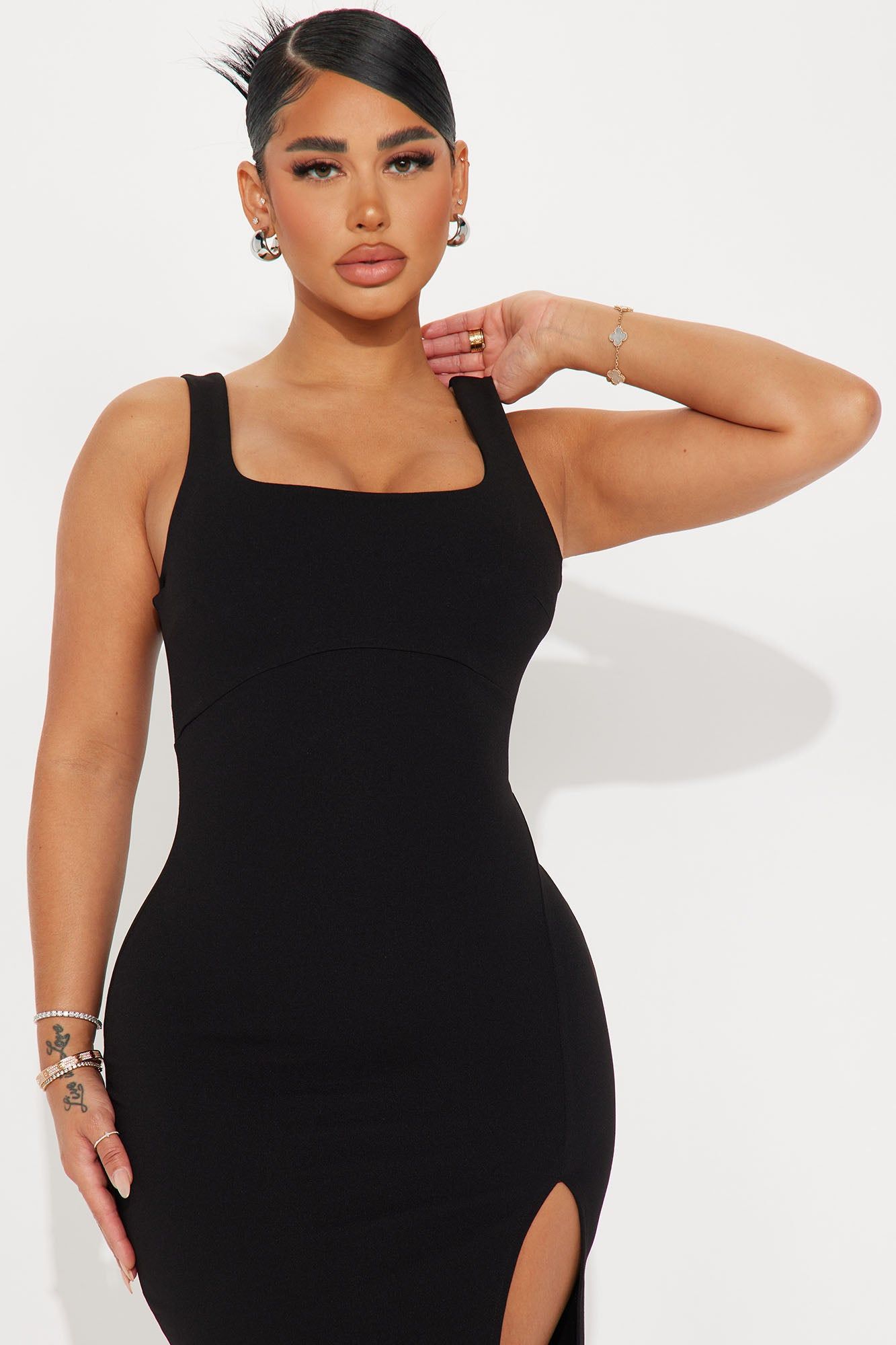 Valentina Midi Dress - Black sold by Fashion Nova product image thumbnail 2