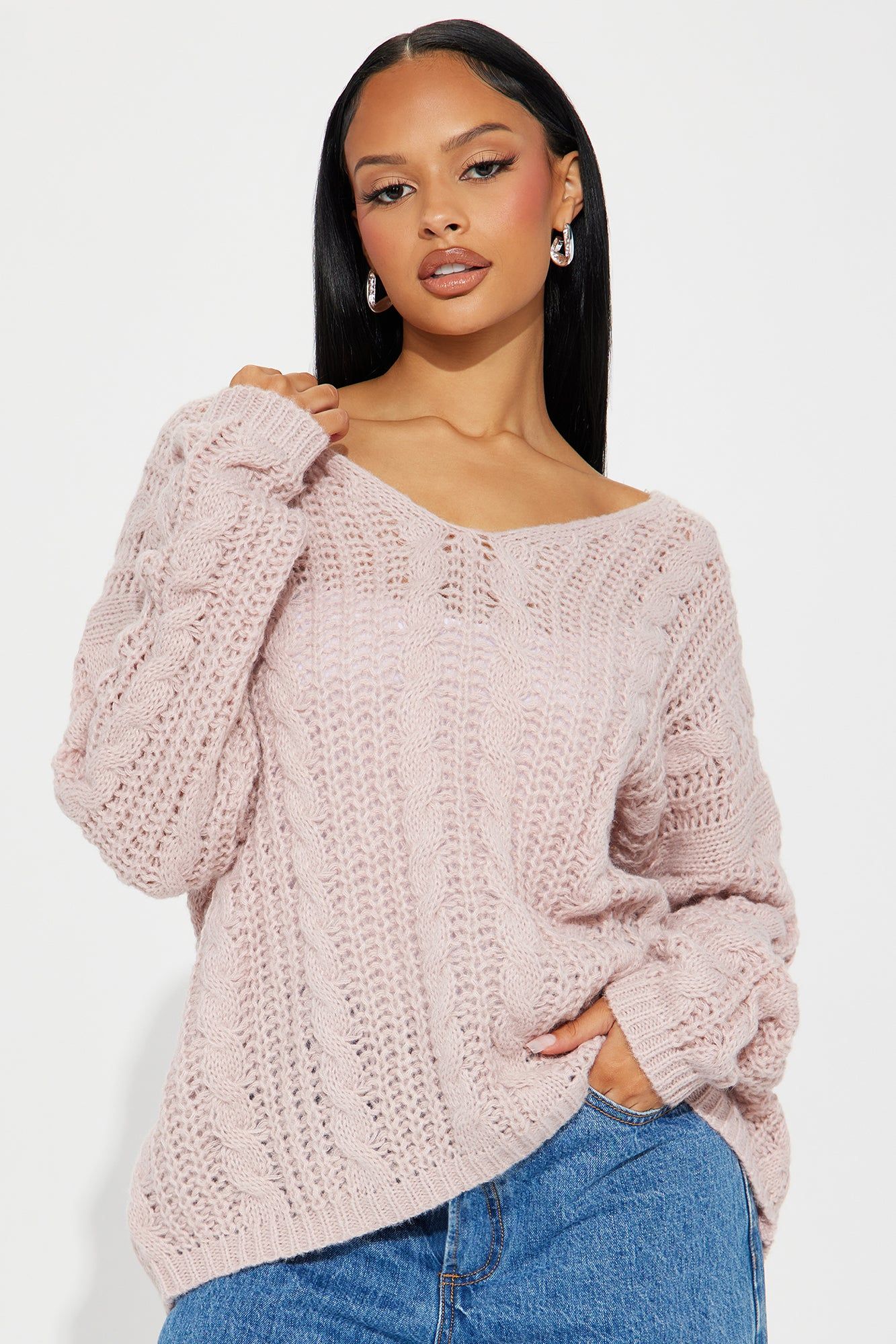 Astoria Sweater - Pink sold by Fashion Nova