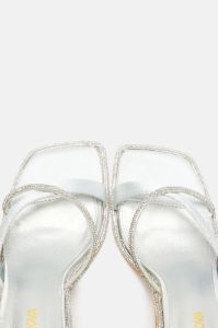 Aligned With You Heeled Sandals - Silver sold by Fashion Nova