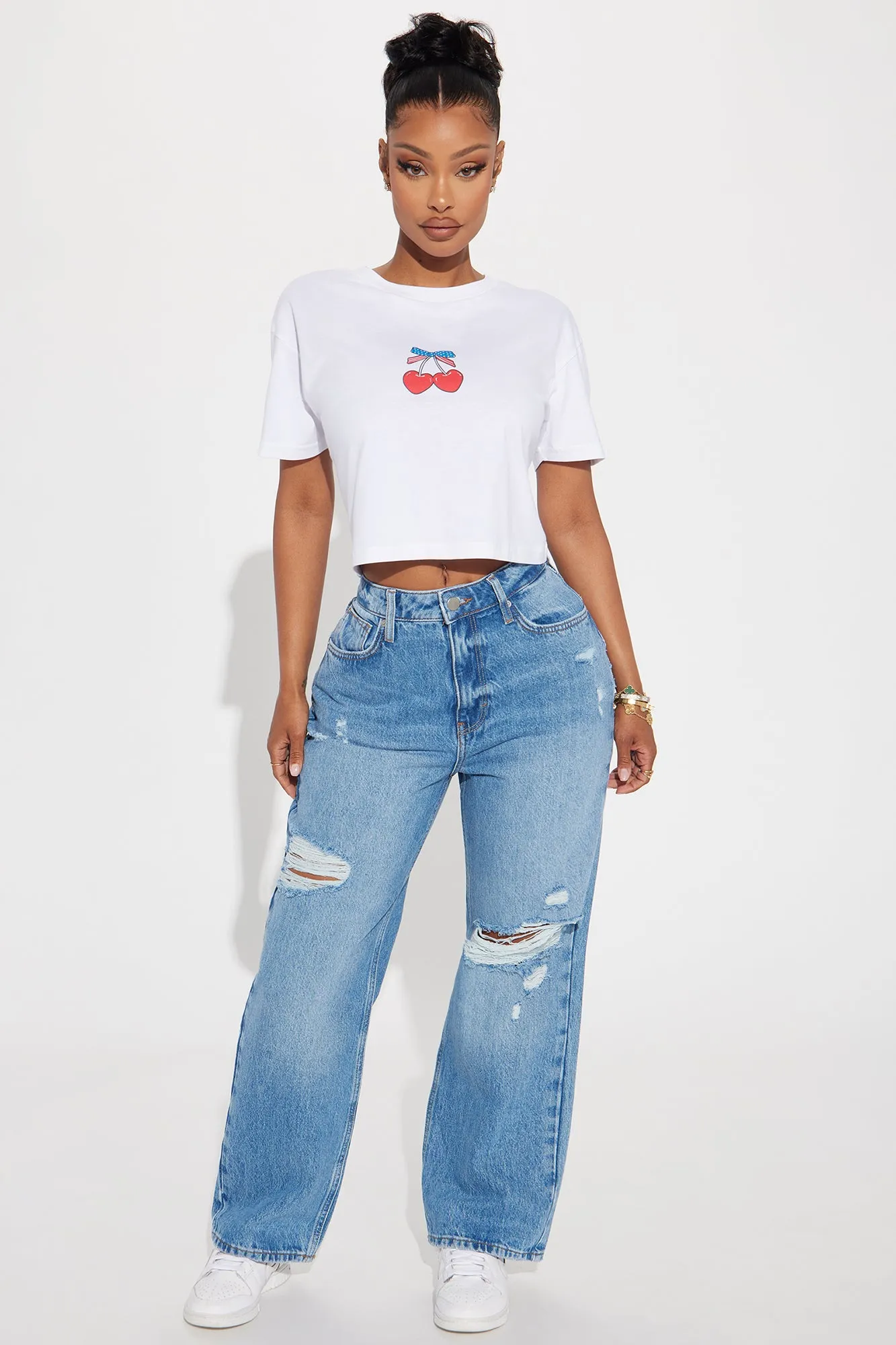 America's Sweet Heart Tee - White sold by Fashion Nova product image thumbnail 2