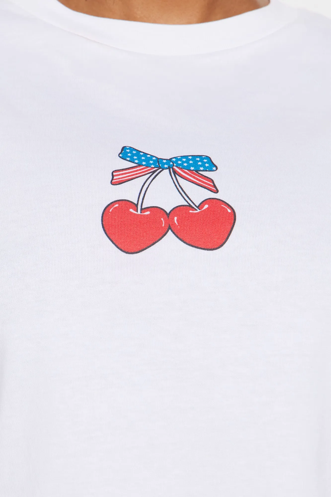 America's Sweet Heart Tee - White sold by Fashion Nova product image thumbnail 3