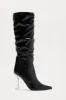 Cyrus Knee High Boots - Black sold by Fashion Nova