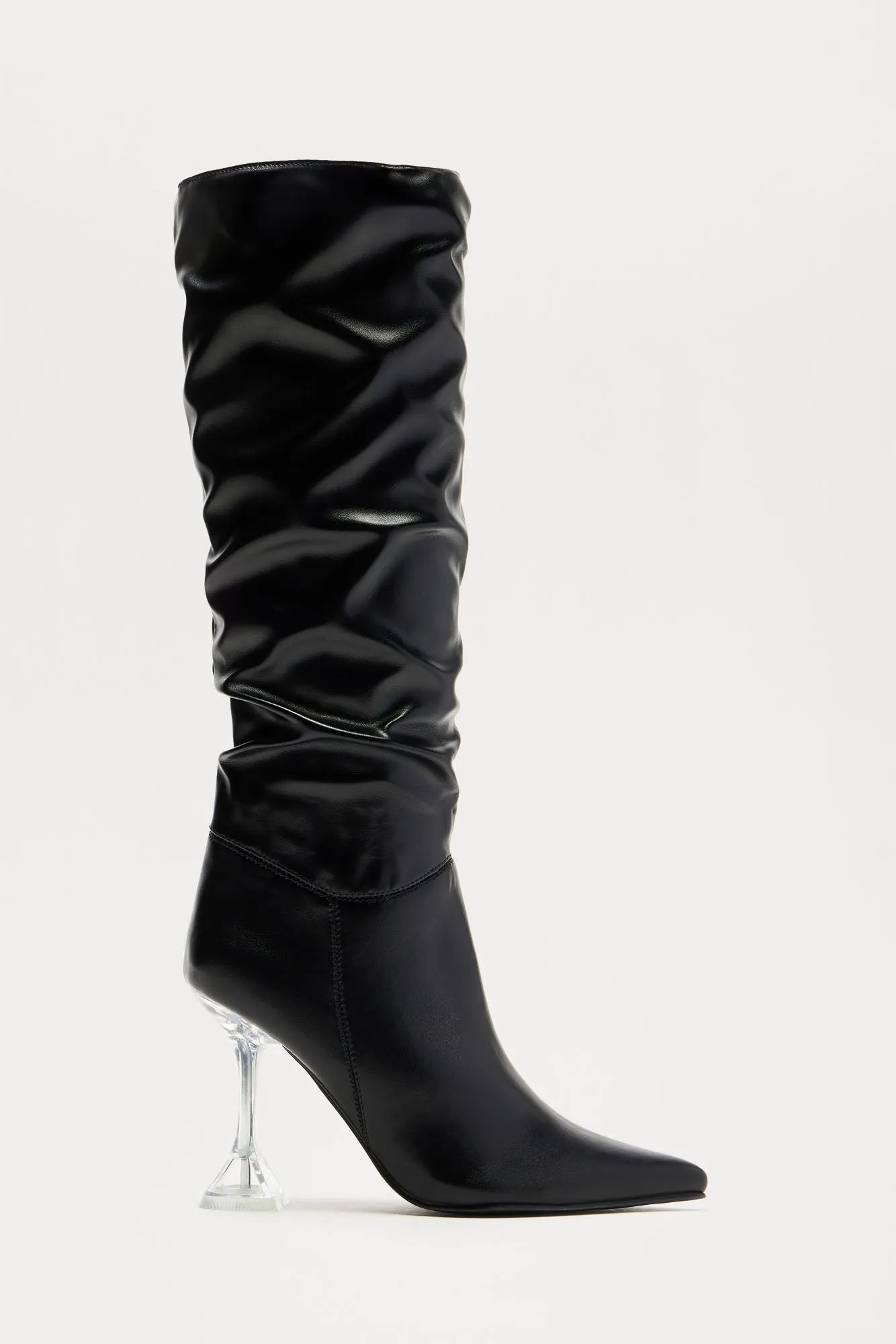 Cyrus Knee High Boots - Black sold by Fashion Nova