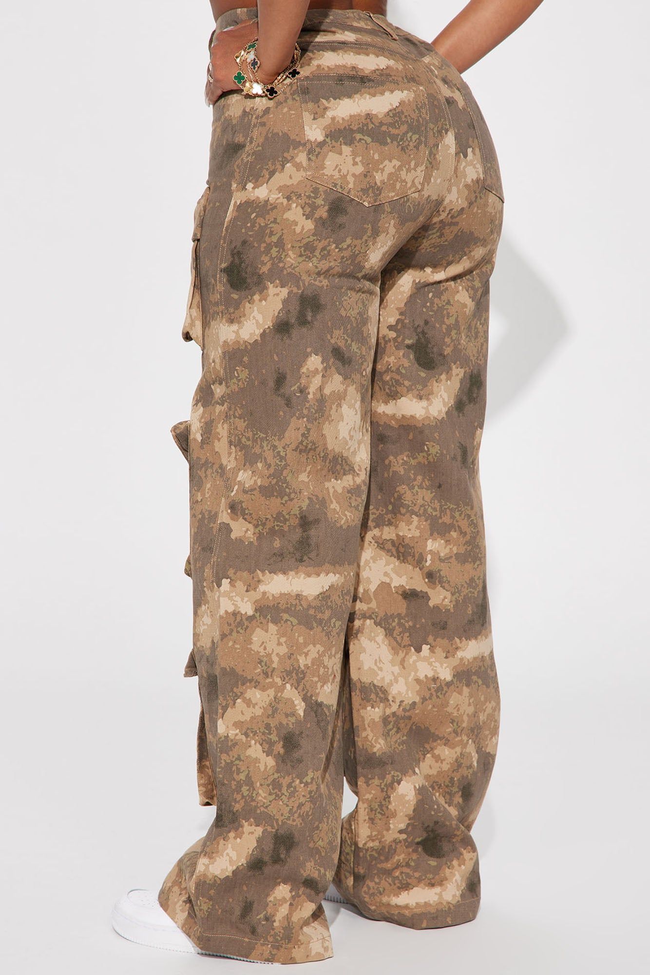 Gia Camo Cargo Pant - Khaki/combo sold by Fashion Nova product image thumbnail 3
