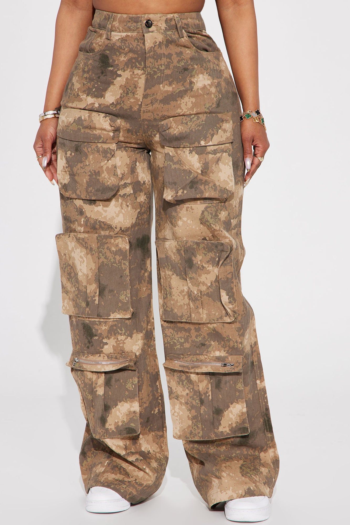 Gia Camo Cargo Pant - Khaki/combo sold by Fashion Nova product image thumbnail 2
