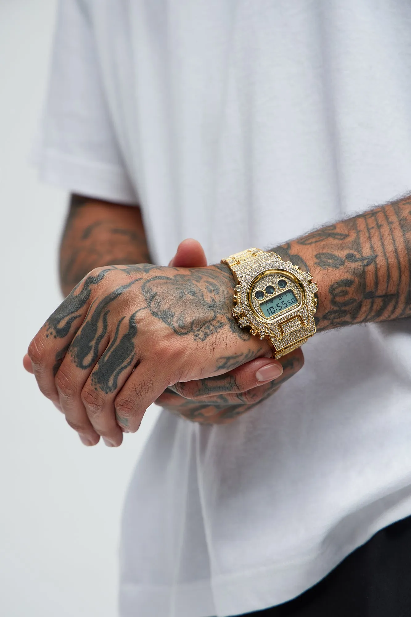 Time Freeze Iced Out Watch - Gold sold by Fashion Nova product image thumbnail 2