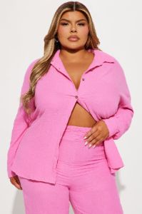 Gigi Gauze Pant Set - Pink sold by Fashion Nova