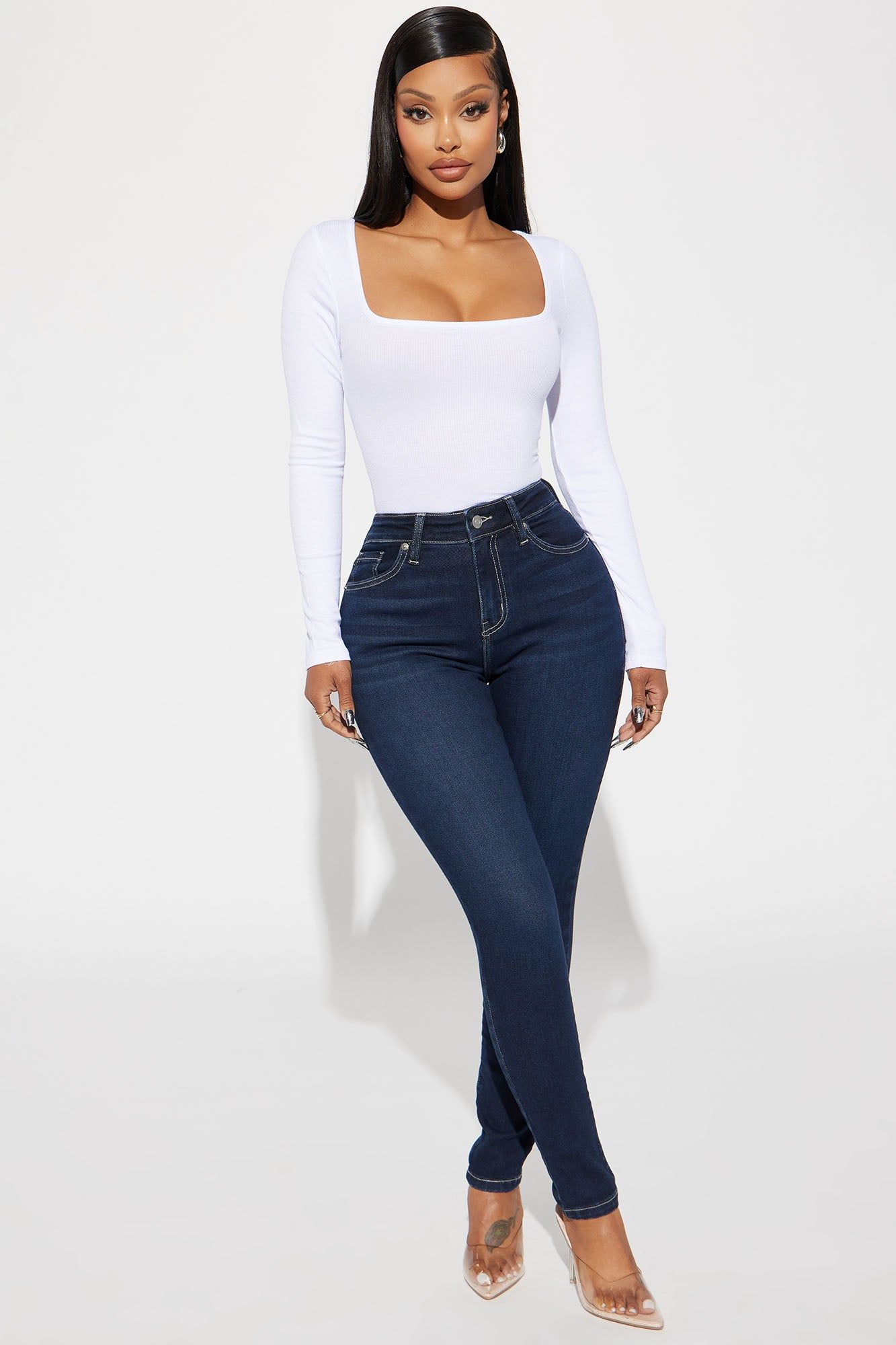 Issa Ribbed Top - White sold by Fashion Nova product image thumbnail 2