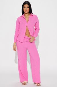 Gigi Gauze Pant Set - Pink sold by Fashion Nova
