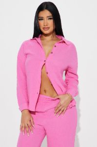 Gigi Gauze Pant Set - Pink sold by Fashion Nova