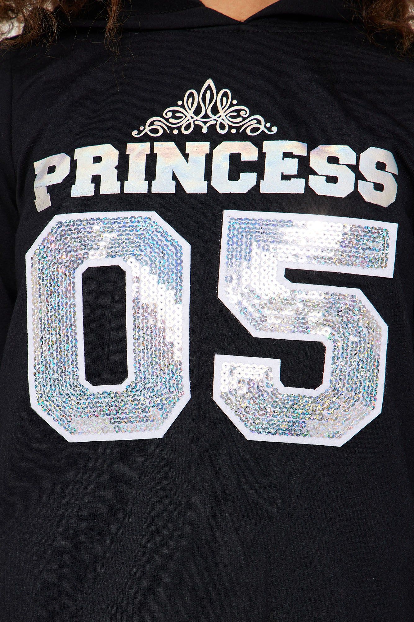 Mini Princess Of Everything 2 Piece Athleisure Jogger Set - Black sold by Fashion Nova product image thumbnail 3