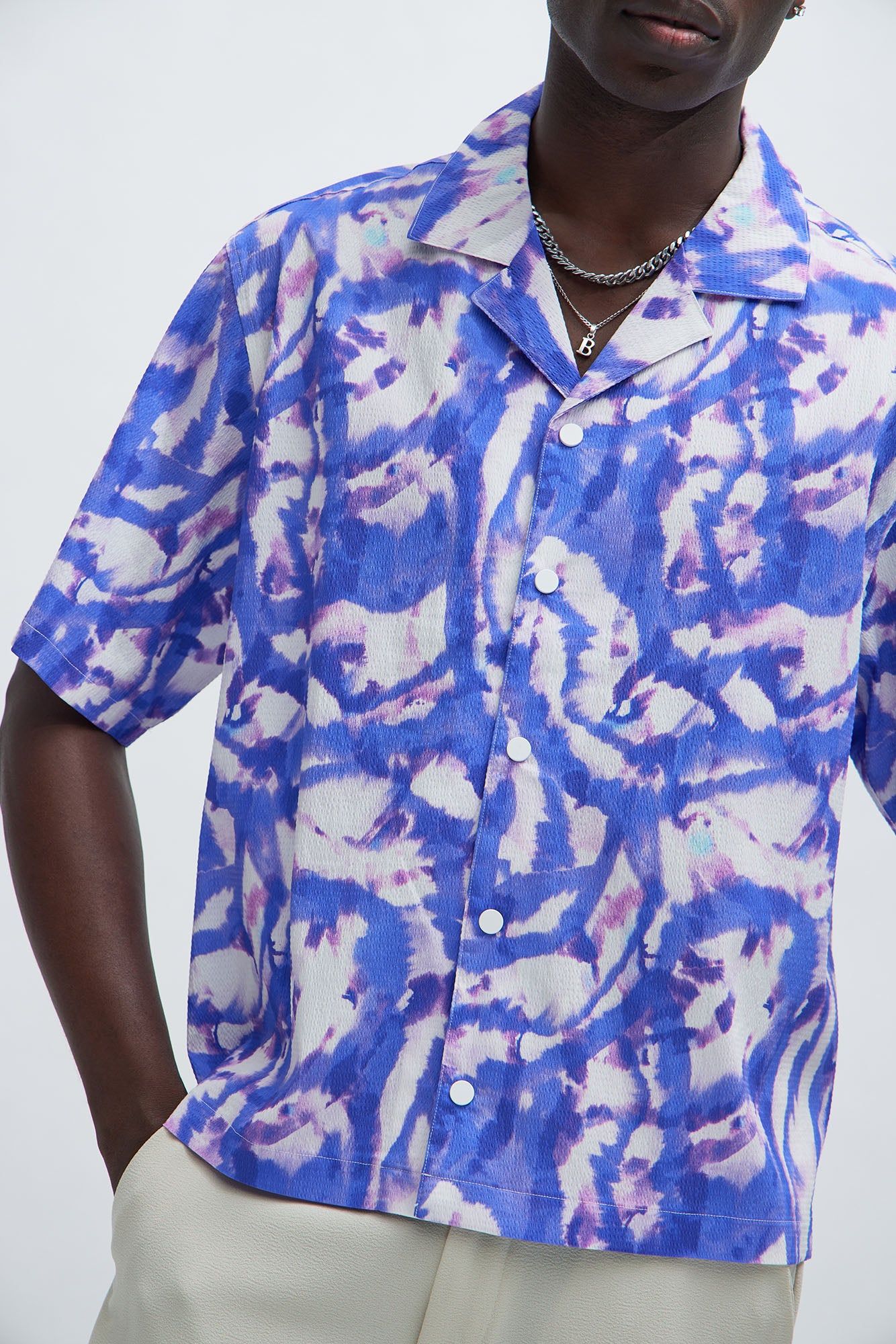 Prizm Shirt - Purple/combo sold by Fashion Nova product image thumbnail 3