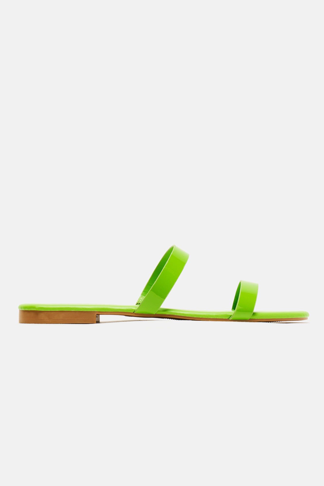 Nikkie Flat Sandals - Green sold by Fashion Nova product image thumbnail 4