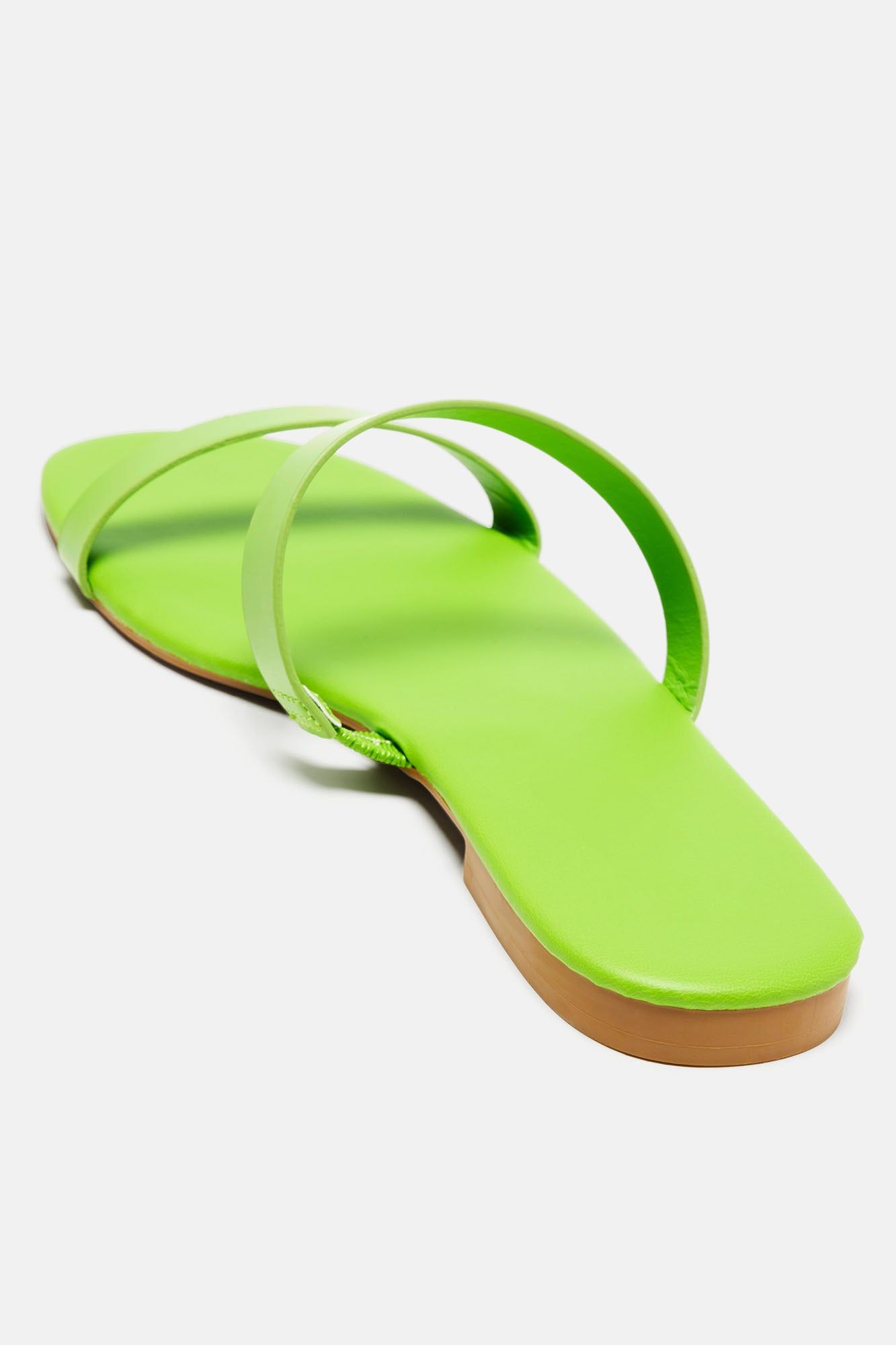 Nikkie Flat Sandals - Green sold by Fashion Nova product image thumbnail 5