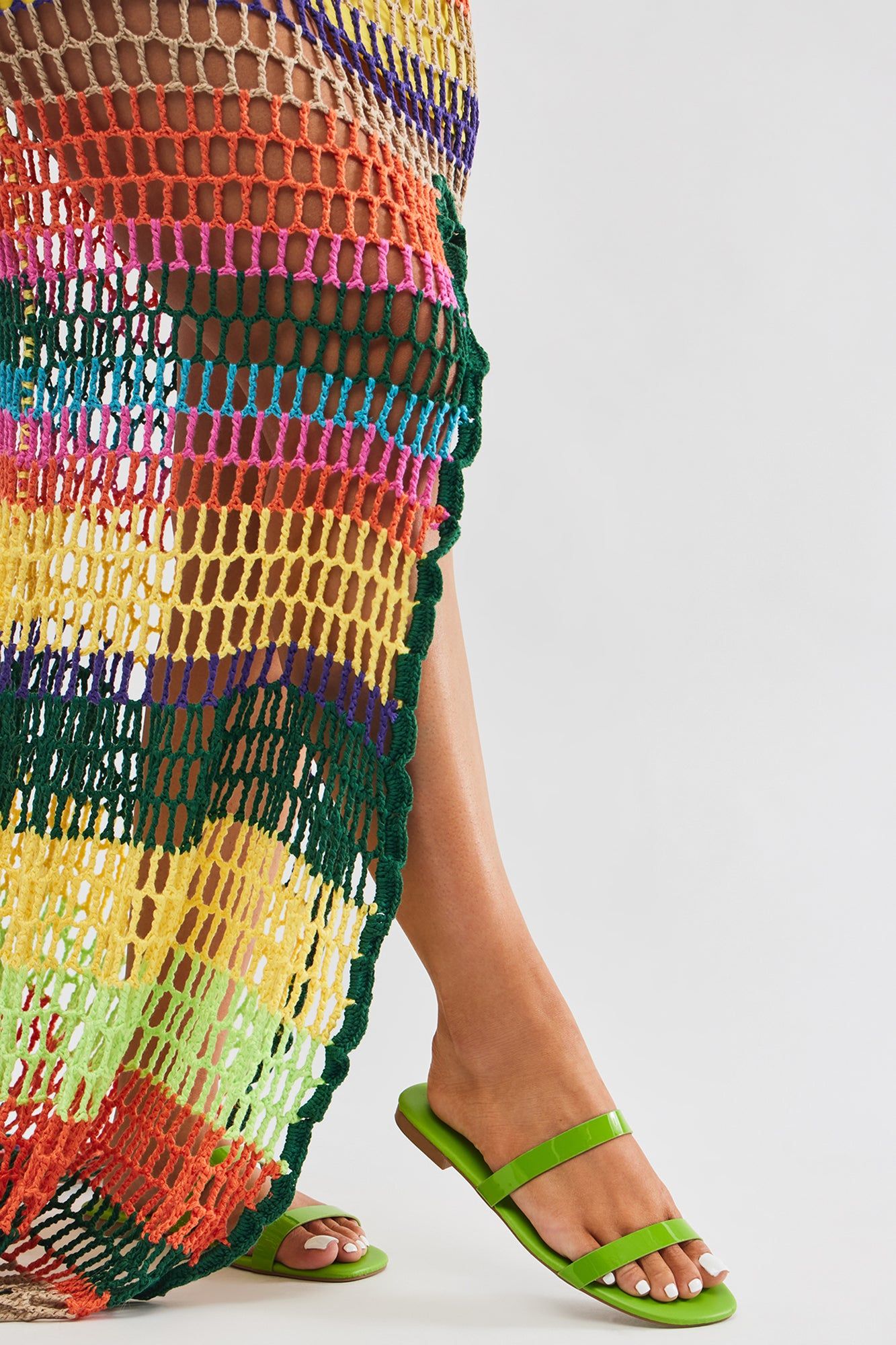 Nikkie Flat Sandals - Green sold by Fashion Nova product image thumbnail 2