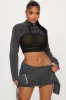 Melody Denim Micro Mini Skirt Set - Black Wash sold by Fashion Nova