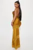 Inside Out Satin Maxi Dress - Gold sold by Fashion Nova