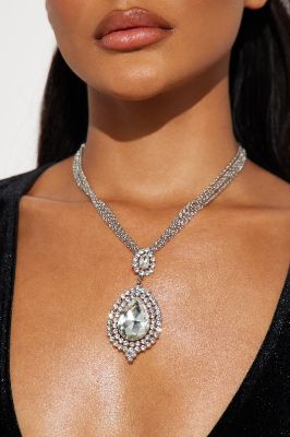 Timeless Beauty Necklace - Silver sold by Fashion Nova