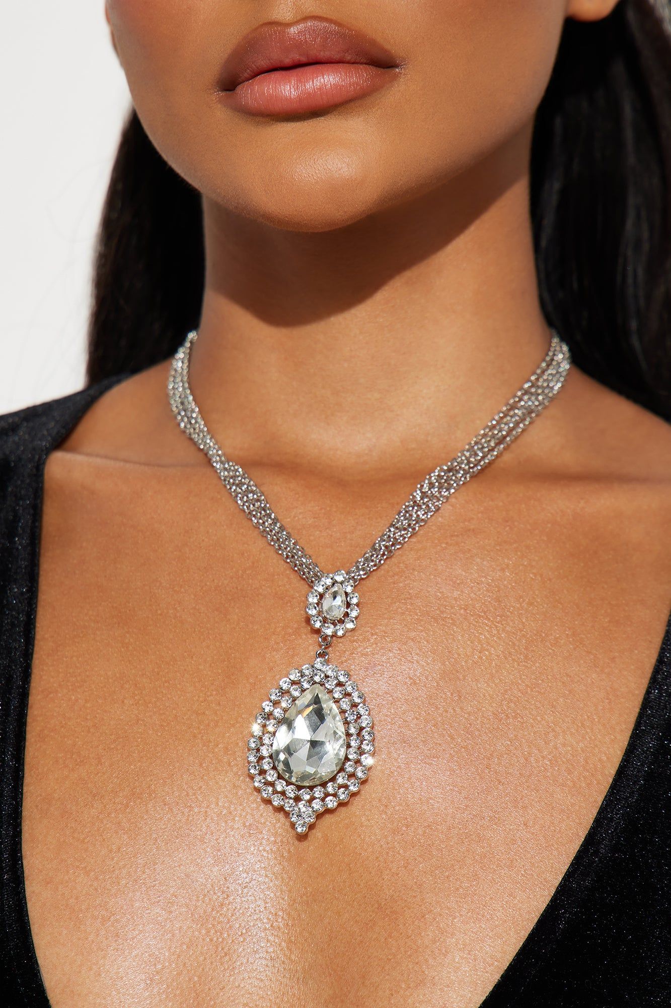 Timeless Beauty Necklace - Silver sold by Fashion Nova