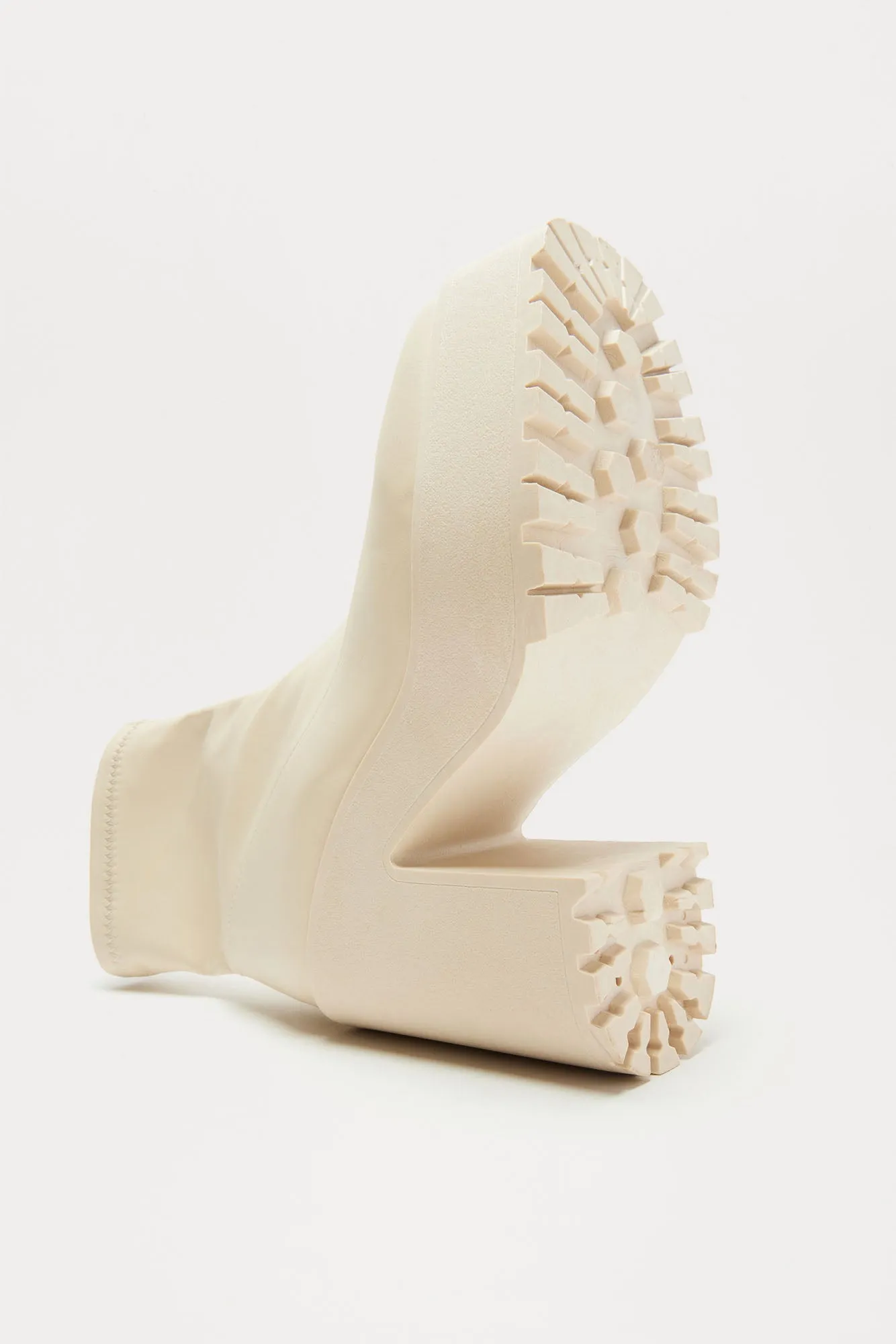 Baylor Platform Booties - Cream sold by Fashion Nova product image thumbnail 5