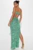 Arabella Cut Out Sequin Gown - Mint sold by Fashion Nova