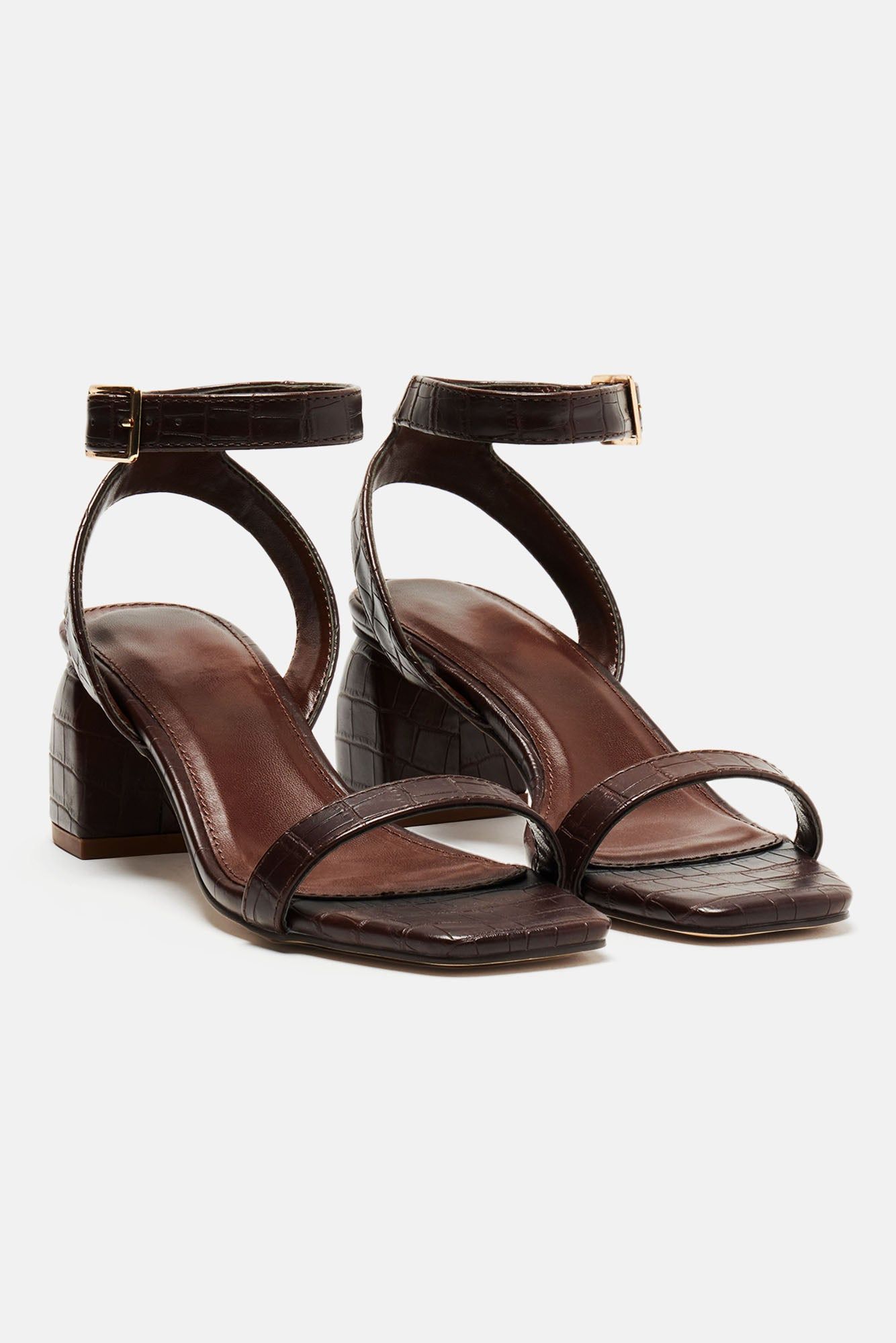 Almost Daily Heeled Sandals - Brown sold by Fashion Nova product image thumbnail 2