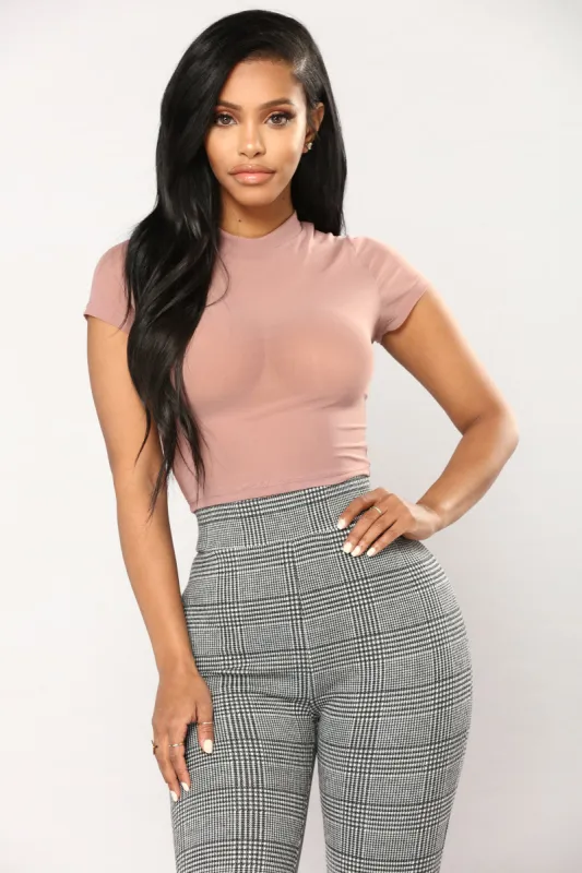 Anything I Want Mesh Top - Mauve sold by Fashion Nova