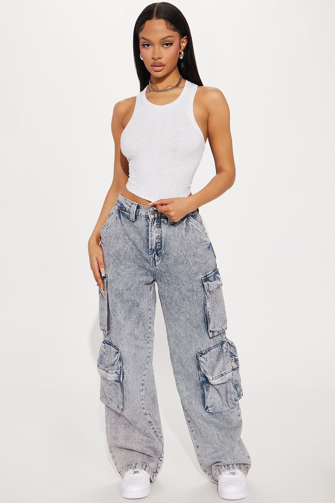 Demi Crew Neck Tee - Heather Grey sold by Fashion Nova product image thumbnail 2