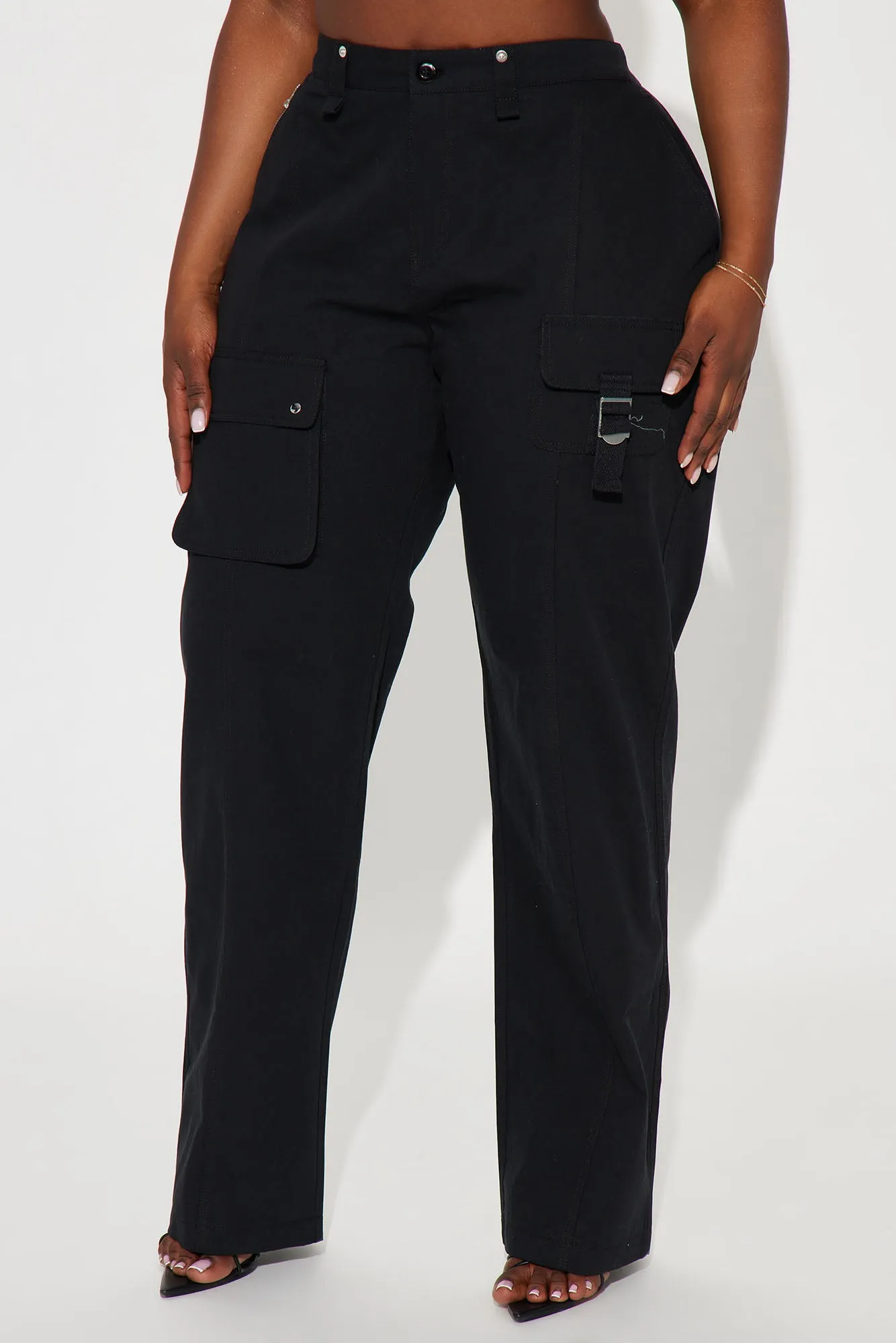 All Within Me Wide Leg Cargo Pant - Black sold by Fashion Nova product image thumbnail 5