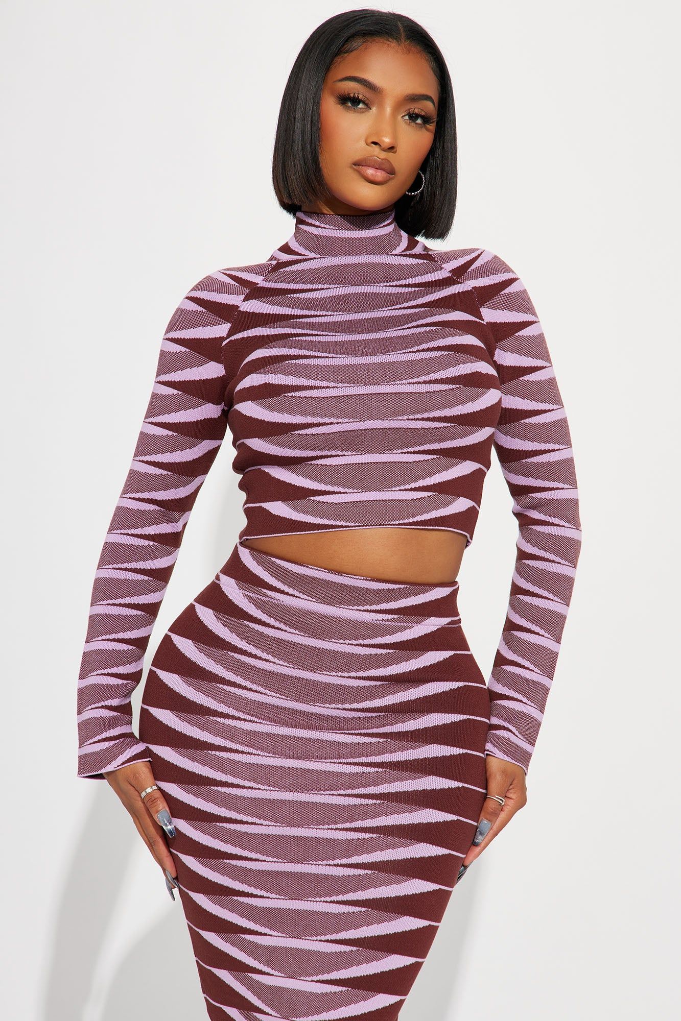 Easy On The Eyes Skirt Set - Lilac sold by Fashion Nova product image thumbnail 2