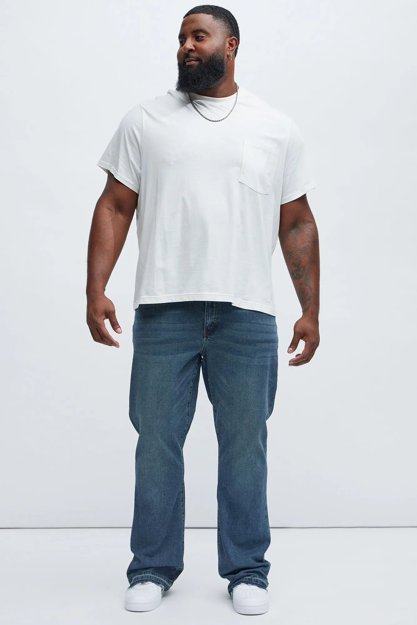 Cornell Slim Flare Jeans - Vintage Blue Wash sold by Fashion Nova product image thumbnail 2