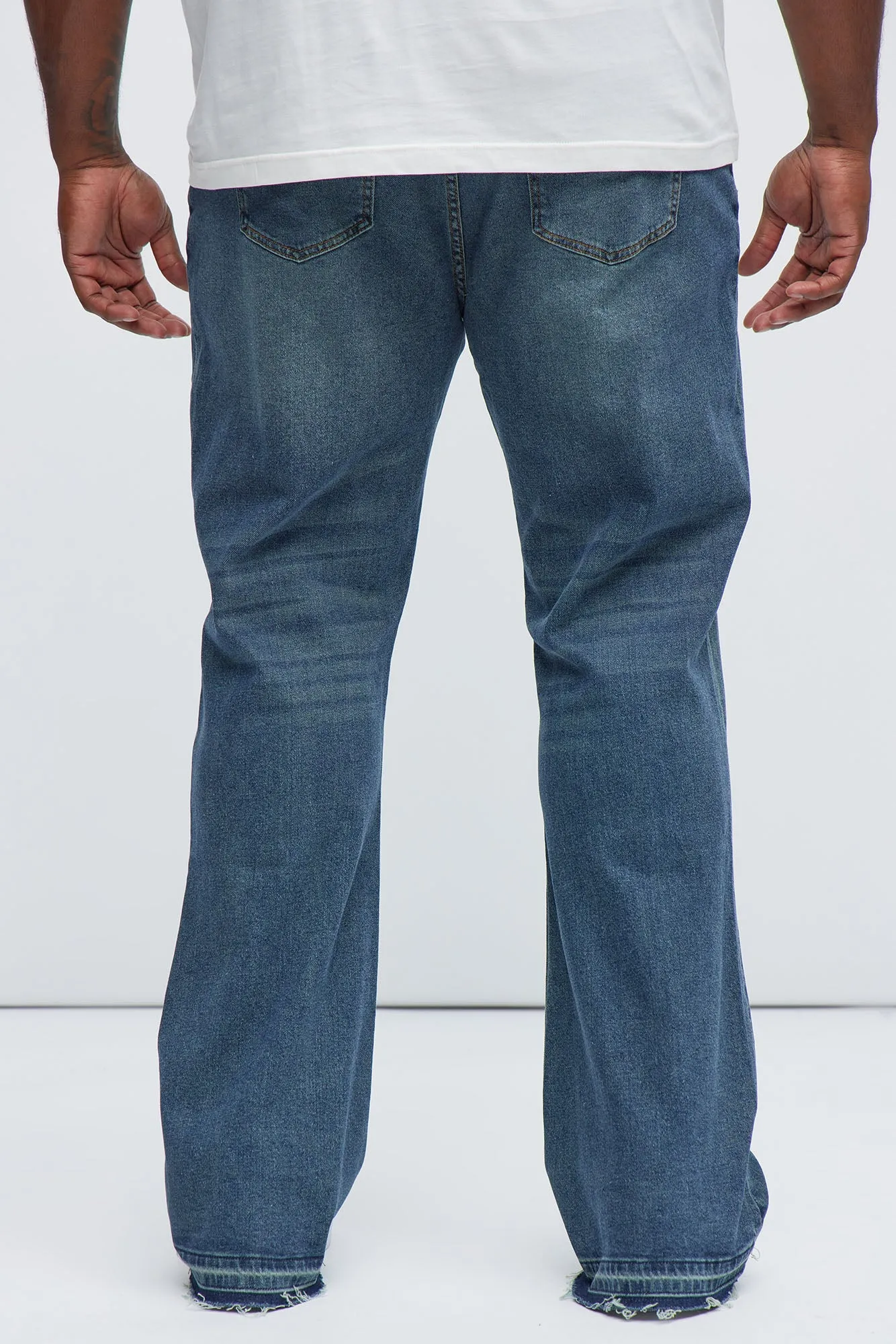 Cornell Slim Flare Jeans - Vintage Blue Wash sold by Fashion Nova product image thumbnail 3