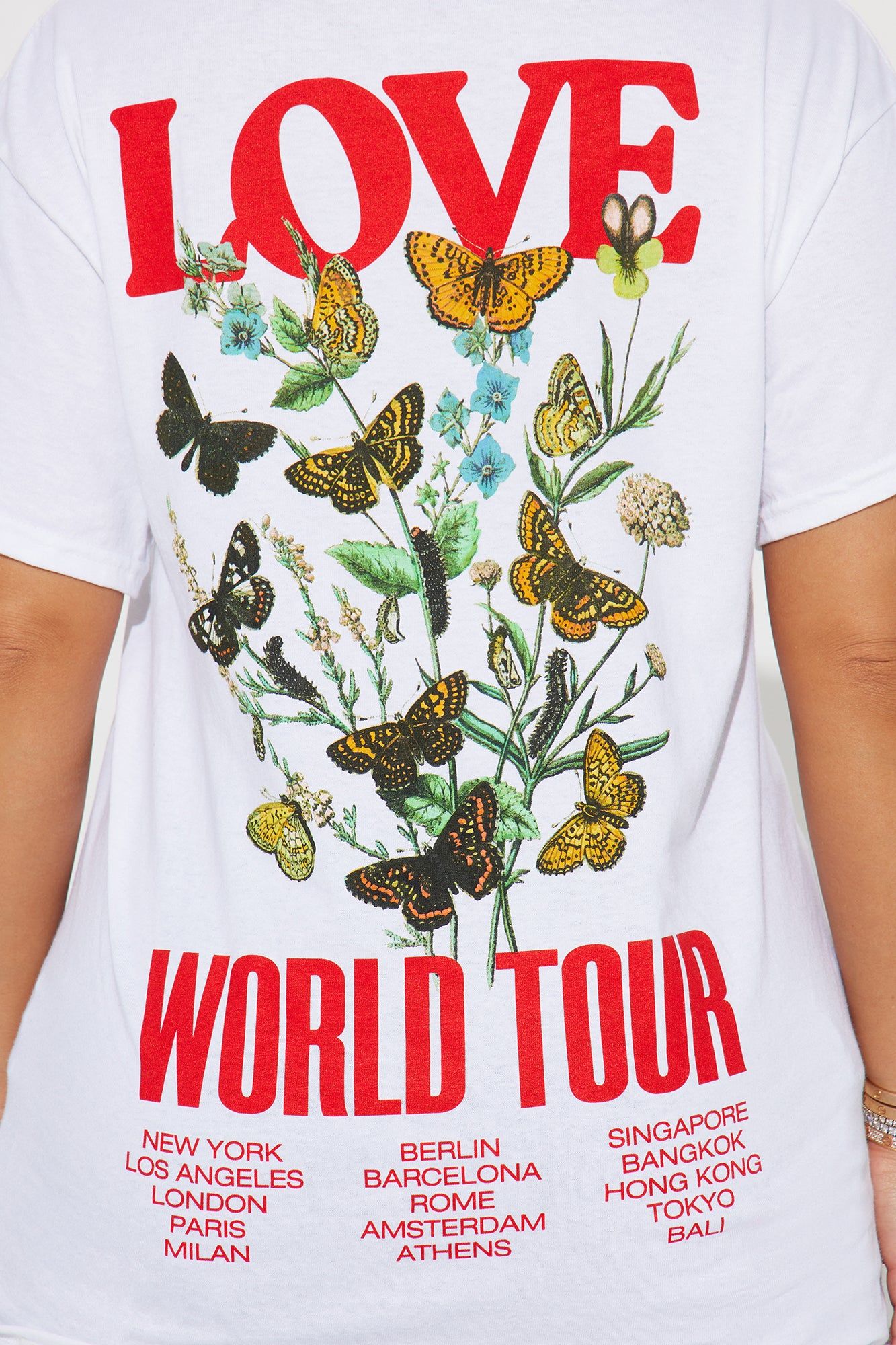 Love World Tour Graphic Tshirt - White sold by Fashion Nova product image thumbnail 6