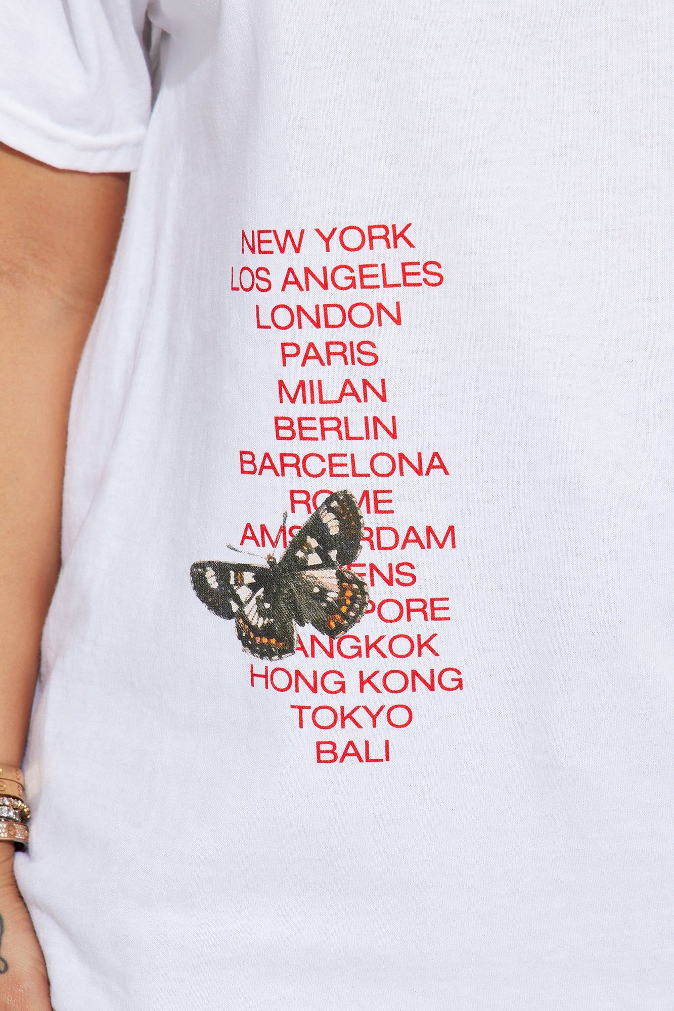 Love World Tour Graphic Tshirt - White sold by Fashion Nova product image thumbnail 4