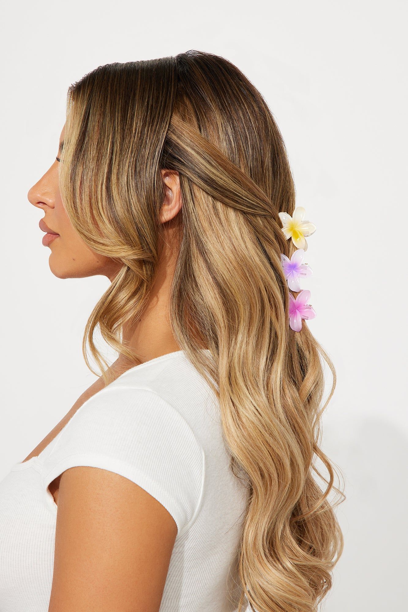 Catch A Wave 3 Piece Claw Clip Set - Multi Color sold by Fashion Nova product image thumbnail 2