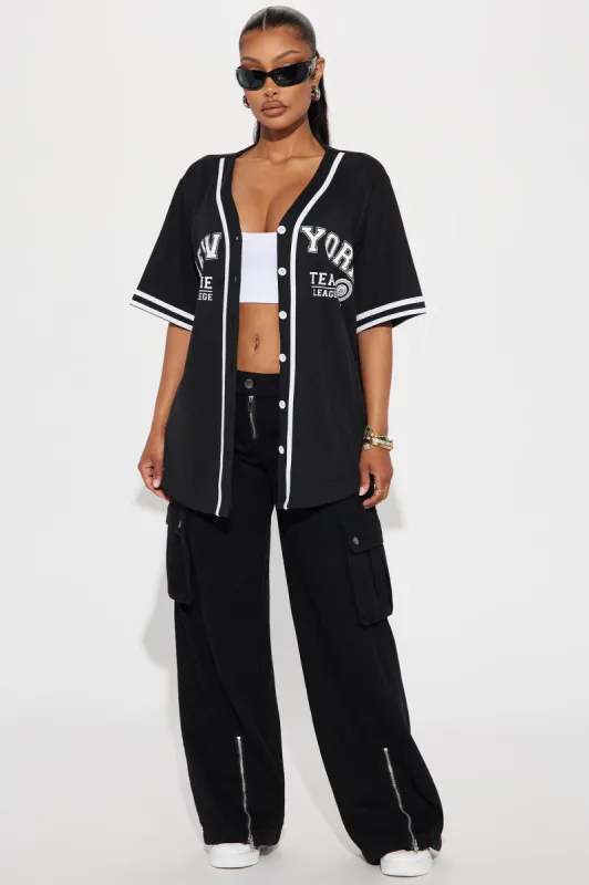 Take Notes Low Rise Cargo Pant - Black sold by Fashion Nova