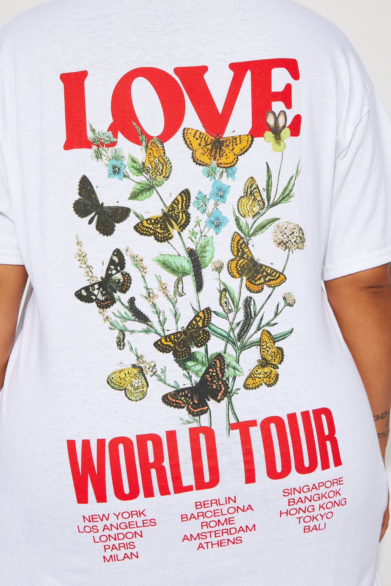 Love World Tour Graphic Tshirt - White sold by Fashion Nova product image thumbnail 12