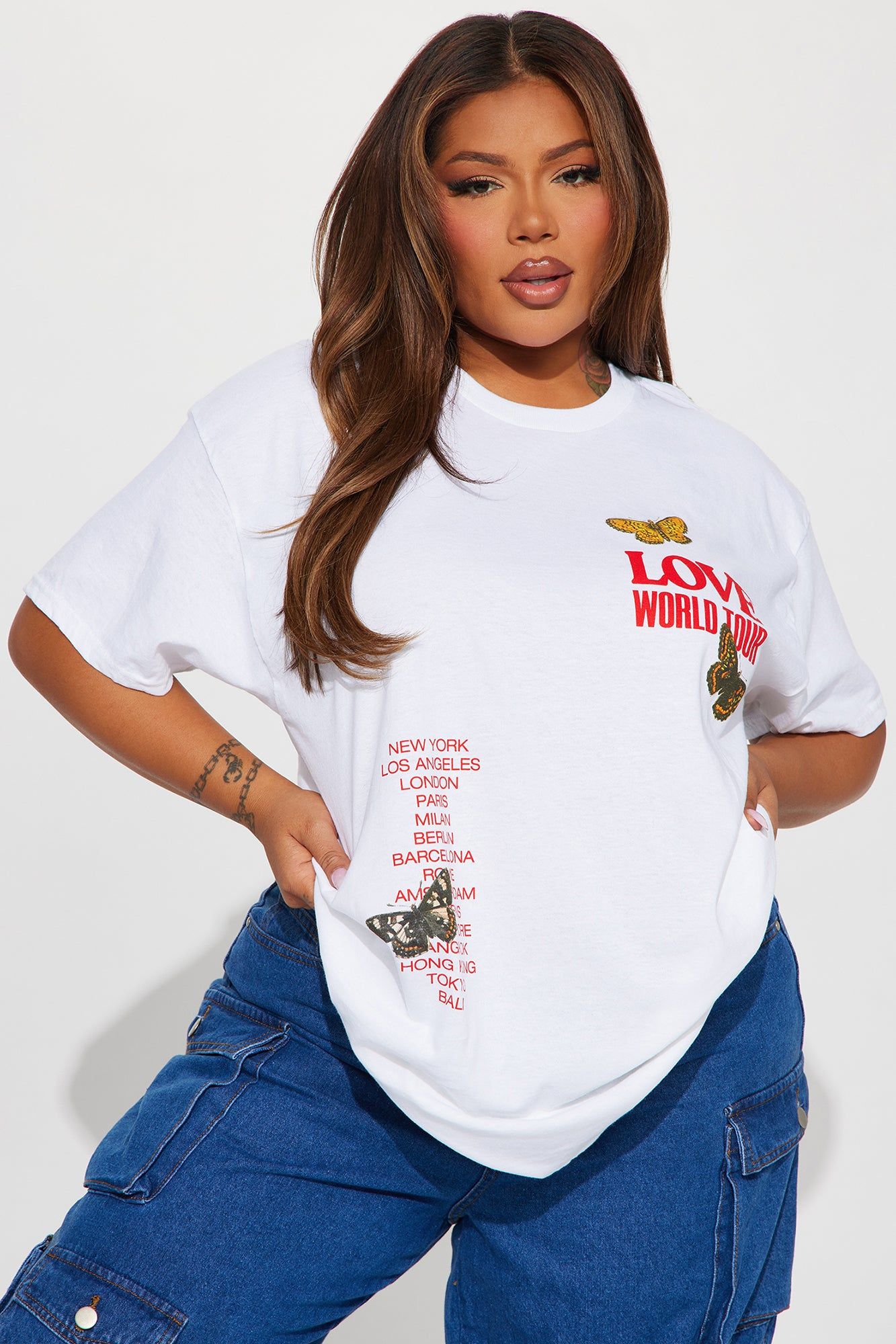 Love World Tour Graphic Tshirt - White sold by Fashion Nova product image thumbnail 7